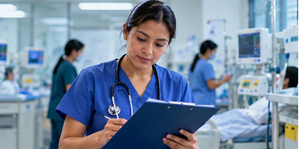 Profesionales del sector salud trabajando en un entorno clínico moderno en Perú