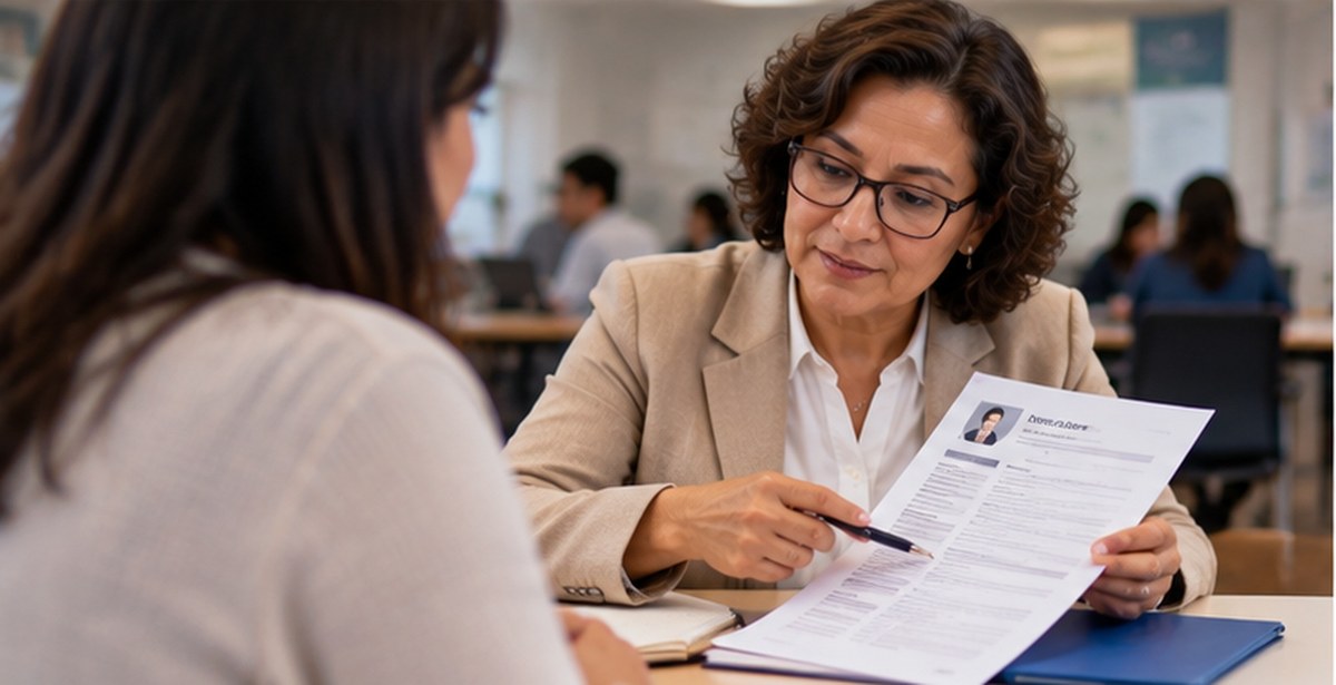 Asesoría y revisión de un CV con estructura clara para una postulación laboral